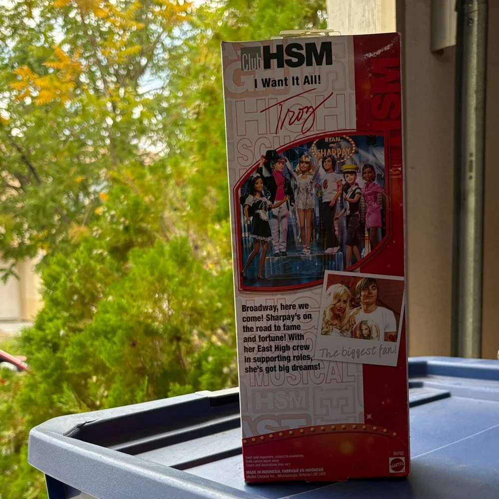 Disney High School Musical 3 Troy Doll with White Sharpay Shirt and Denim Pants - Picture 2 of 3